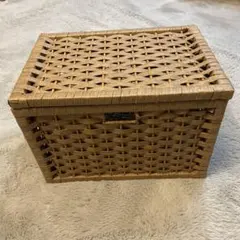 蓋付き かご 収納ボックス バスケット　天然素材