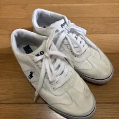 【Polo 】Ralph Lauren ホワイト スニーカー