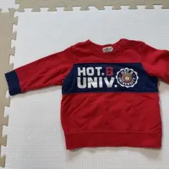 HOT BISCUITSトレーナー 80サイズ 赤青