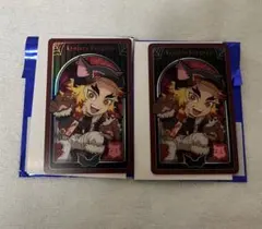 鬼滅の刃 煉獄杏寿郎 ハロウィン メタリックカード 2枚セット