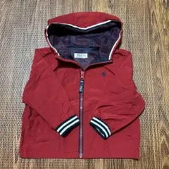 POLO Baby フード付きジャケット 90サイズ 赤 レッド 薄手アウター