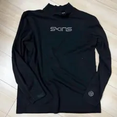 SKINS 長袖 モックネック アンダーシャツ ブラック Lのサムネイル