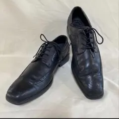 ROCKPORT ロックポート ビジネスシューズ レザー ウイングチップ 黒のサムネイル