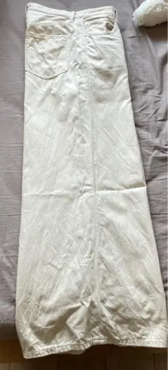 バギーデニム　ベージュ