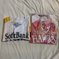 【新品未使用】 SoftBank Hawks ユニフォーム 半袖　2枚セット
