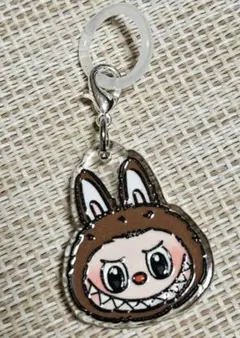 結愛様専用　ラブブ　Labubu めじるしチャーム　ピンク、オレンジ2個セット