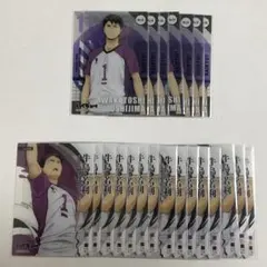 ハイキュー 牛島若利 クリアカードコレクション 22枚