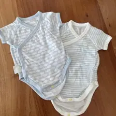 UNIQLO 短袖ロンパース　 60cm 2枚セット