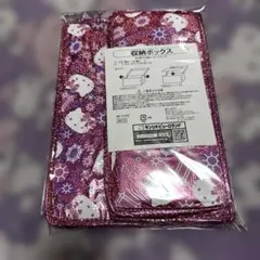 【未使用】 ハローキティ ピューロランド 収納ボックス 2012年製のサムネイル