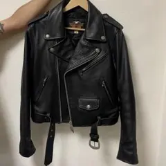 Harley-Davidson ダブルライダースジャケット ブラック Mサイズのサムネイル