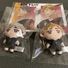 ハイキュー　宮侑　宮治　ぬいぐるみ　1番くじポストカード付き