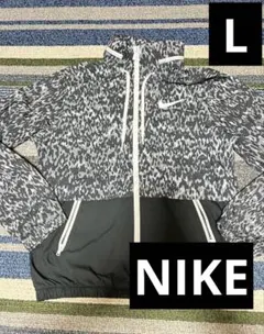 美品　NIKE ショート丈　迷彩柄フルジップジャケットL