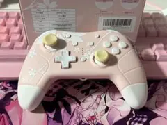 Mytrix NS用ワイヤレスゲームコントローラー ピンク