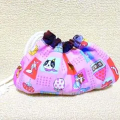 ◎3.レトロアニマル　巾着袋