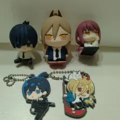 チェンソーマン　キャラクターグッズ　5点　ミニフィギュア　ラバマス