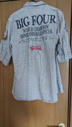 Norton 半袖ヒッコリーシャツ 刺繍のサムネイル