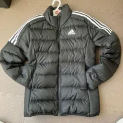 adidas 黒 ダウンコート 150cm（xs）