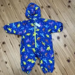 恐竜柄 ベビーレインコート 80cm