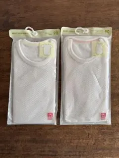 【新品未開封】UNIQLO ベビー肌着 90サイズ 2枚セット