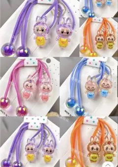 labubu ヘアゴム 5個(10本)セット