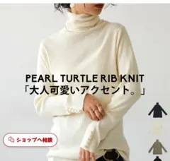 ［アンティカ］ハイネックトップス