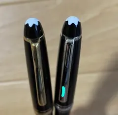 ２本訳アリ モンブラン ボールペン クラシック 164 プラチナ色　ゴールド色