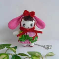 ハンドメイド❉ドールチャーム＆うさぎチャーム❉バッグチャーム