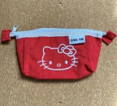 キティちゃんポーチ【RED】 新品未使用品