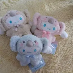 コアラデザインシナモンロールぬいぐるみ3体セット