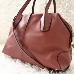 美品✨TOD'S Dスタイリング 3way ハンドバッグ ショルダー 保存袋付き