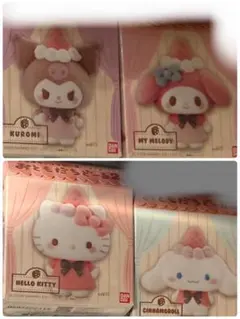 おともだちどーる2 ハローキティ、シナモロール、マイメロディ、クロミセット
