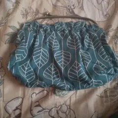 ハンドメイド 葉柄がわ口風バック