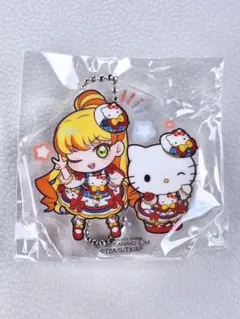 ひみつのアイプリ×サンリオ アクリルキーホルダー じゅりあ×ハローキティ