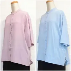新品タグ付き△Nolley's ノーリーズ 半袖シャツ Freeサイズ