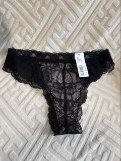 新品　エメフィール　レース Tバック 黒 Mサイズ