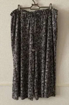 しまむら ペイズリー ワイドパンツ 3L