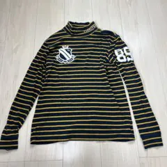 PEARLY GATES ストライプシャツ ハイネック