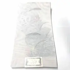最終価格 帯9744 ●高級 正絹 一彩 紗 夏帯 六通 袋帯