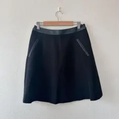 訳あり　ビューティーアンドユース　M スカート ひざ丈 フレアスカート シンプルのサムネイル