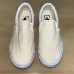 【美品】VANS(バンズ) Classic スリッポン ホワイト26.5cm