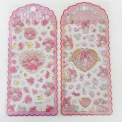 海外限定　サンリオ　マイメロディー　ぷっくり　シール　ゆめかわ　マイメロ