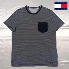 【TOMMY HILFIGER】トミーヒルフィガーの刺繍ロゴ入りポケットTシャツのサムネイル