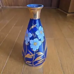 花瓶　Bohemian glass　ボヘミア