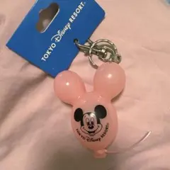 東京ディズニーリゾート ミッキーバルーンキーチェーン ピンク