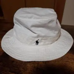 Ralph Lauren ホワイト バケットハット