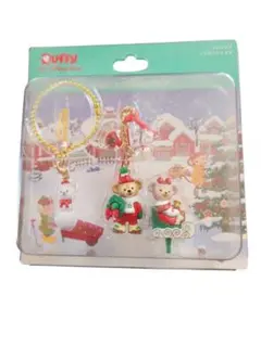 ダッフィー クリスマス キーホルダーディズニーシーX'MASセール★19.