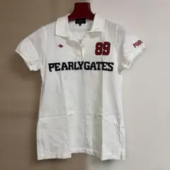PEARLY GATES ポロシャツ サイズ0 ホワイト