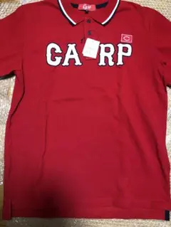広島東洋カープ　アップリケポロシャツ　Oサイズ　新品未使用　タグ付き　人気‼️