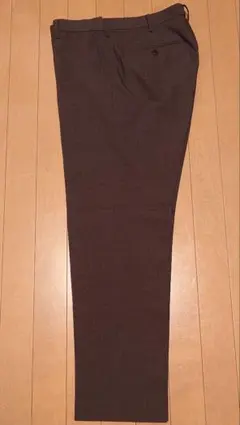 ユニクロ　感動パンツ　メンズ　スラックス　チャコールグレー　W88×L76cm