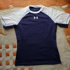 160㎝　Tシャツ　ネイビー×白